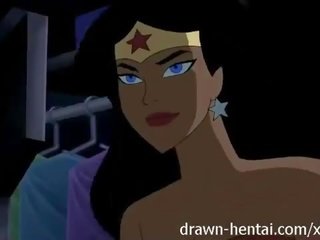 Justice league hentai - dois pintos para batman falo