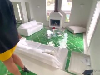 Exceptional business woman gets fucked in several positions in a luxury villa - business-bitch